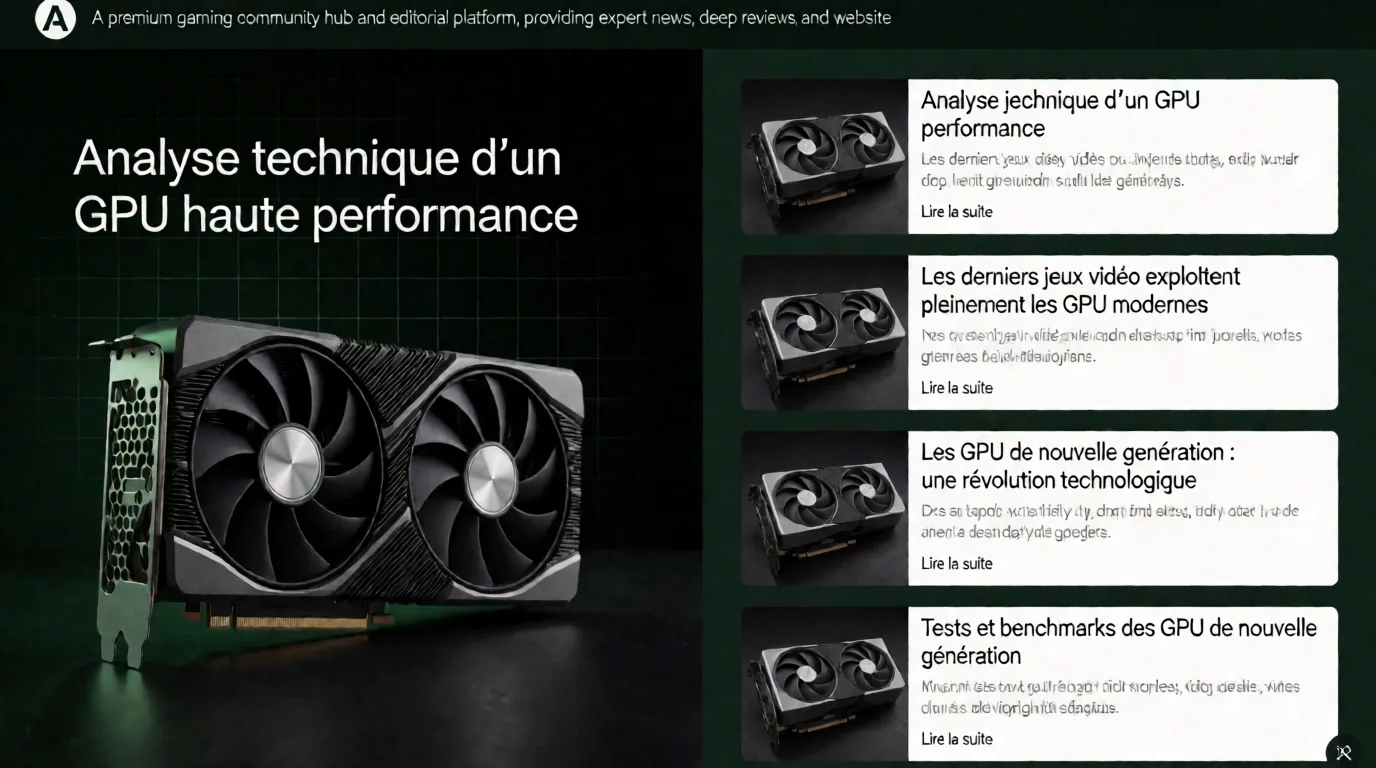 Analyse technique d'un GPU haute performance